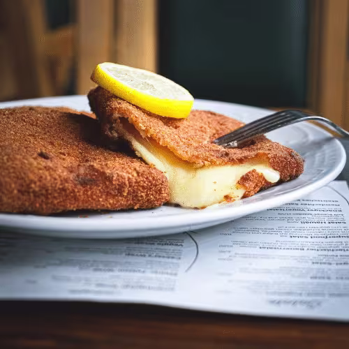 Gebackener Emmentaler