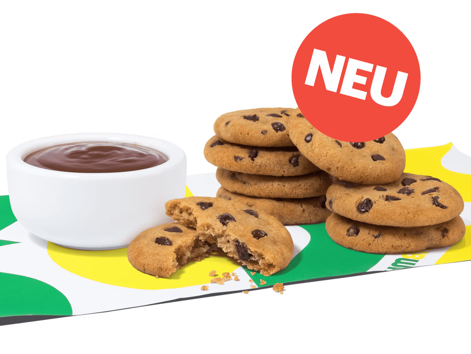 Mini Cookies mit Caramel Sauce