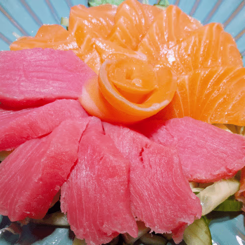 Lachs Sashimi (18 Stück)
