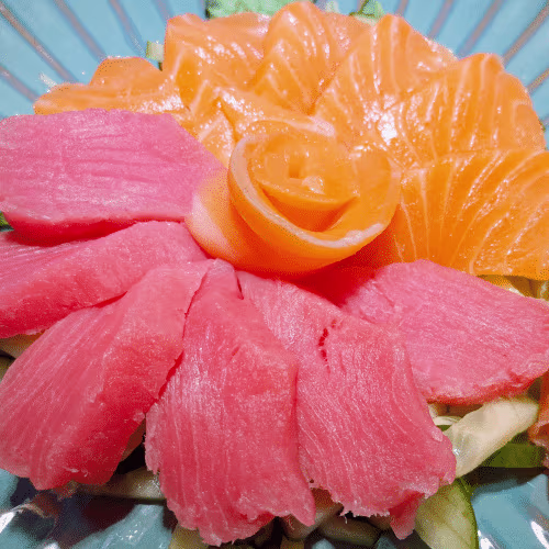Lachs Sashimi (12 Stück)
