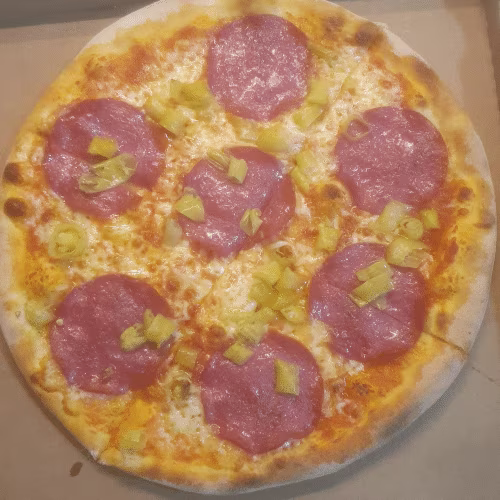 Pizza Peperoni e Salame (mild)