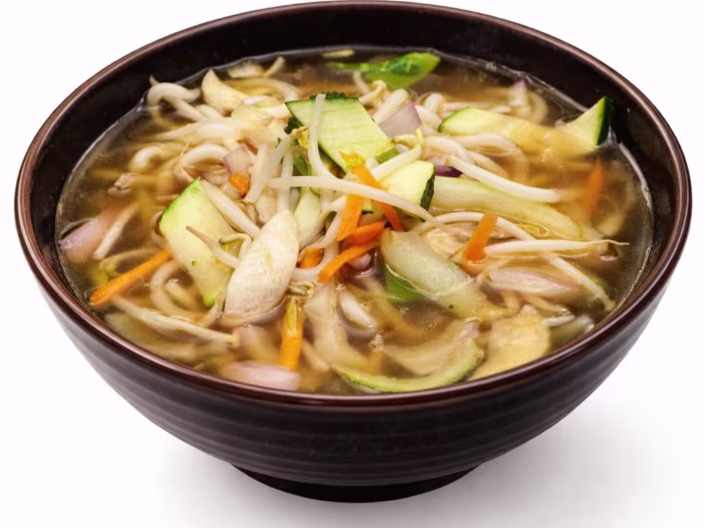 Udon Suppe Gemüse