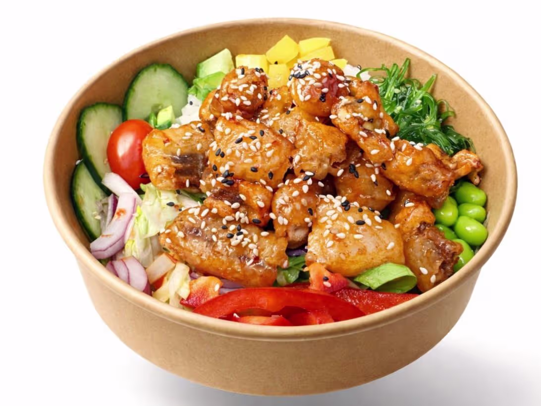 Sesam Lachs Bowl