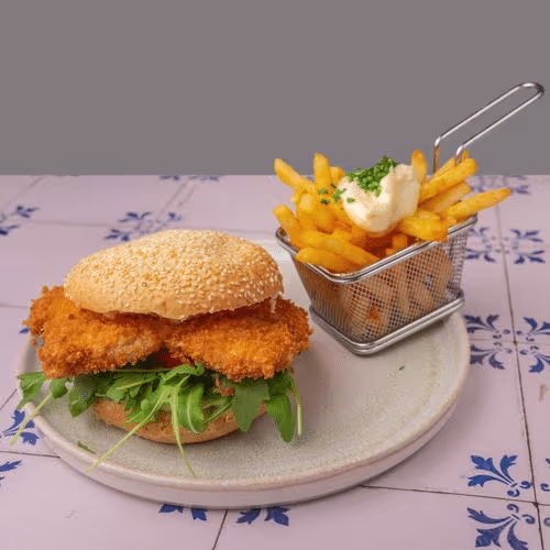 Chick n Truffle Burger