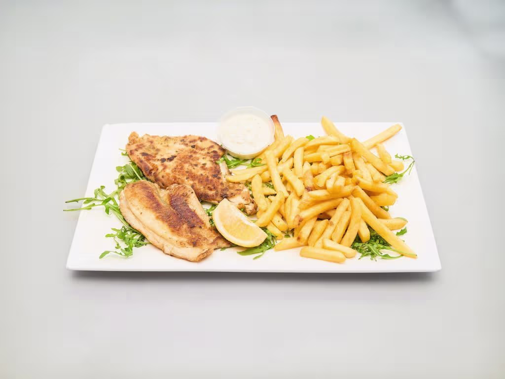 Gebackenes Schollenfilet