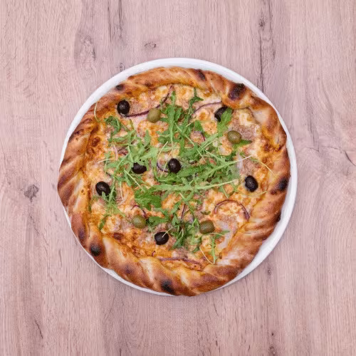 Familien-Pizza Tonno
