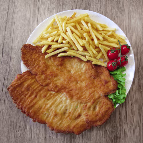 Riesen-Schnitzel