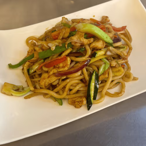 Udon Ma Gai Hühnerfleisch