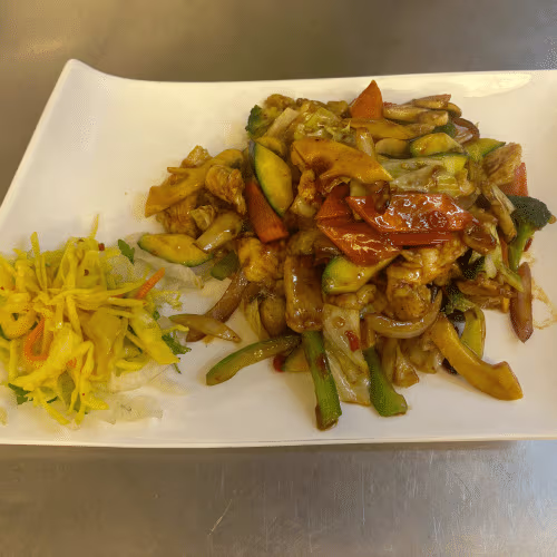 Chili Hühnerfleisch (sehr scharf)