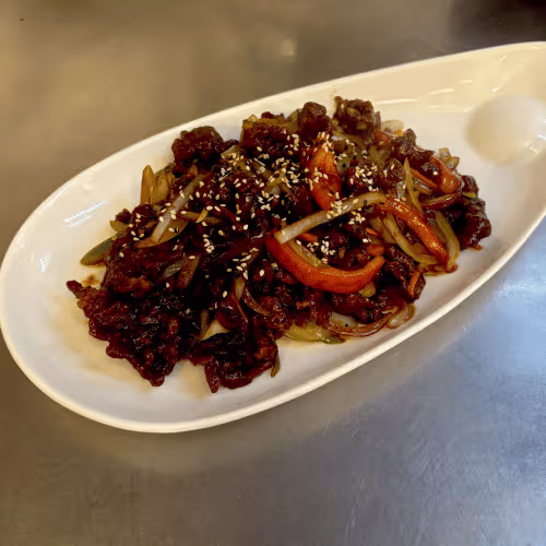 Gan Bian Rindfleisch (leicht scharf)