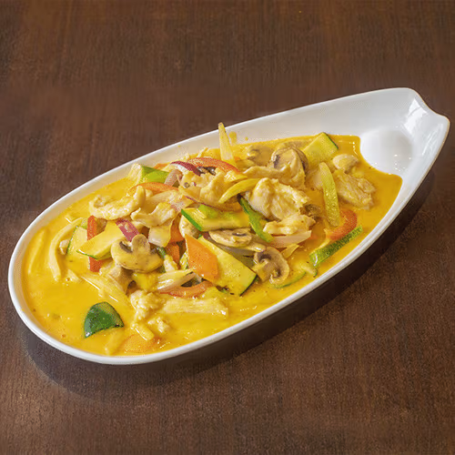 Mango Huhn (leicht scharf)