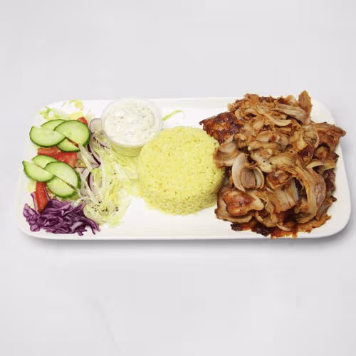 Hühner Kebap Teller