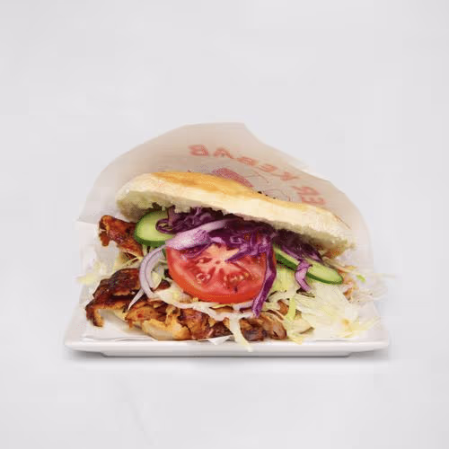 Kebap Sandwich mit Hühnerfleisch