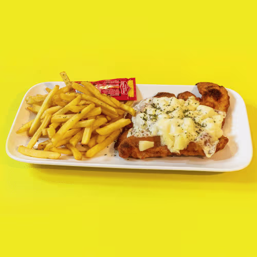 Puten Hawaii Schnitzel
