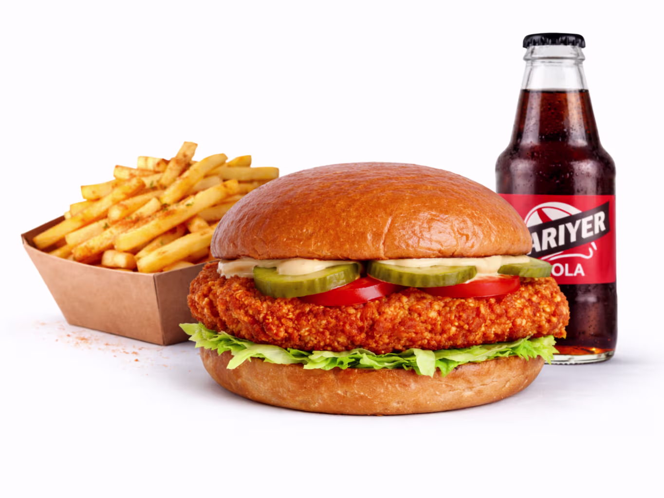 Bb Chick´n Burger Menü