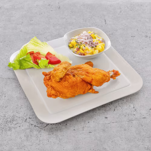 Halbes Backhendl