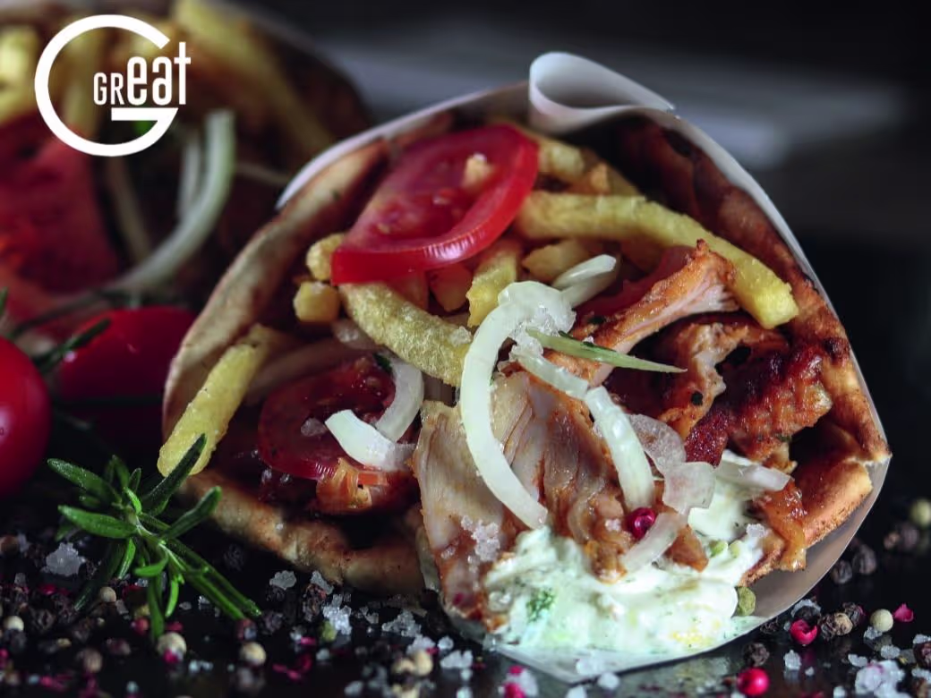 Pita Gyros vom Huhn