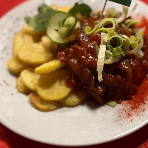 Schweinsmedaillons nach Ungarischer-Art