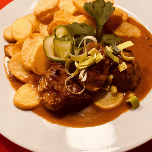 Schweinsmedaillons Pfeffer