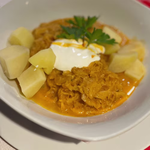 Krautfleisch nach Ungarischer-Art
