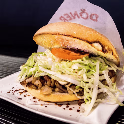 Kebap Sandwich vom Huhn