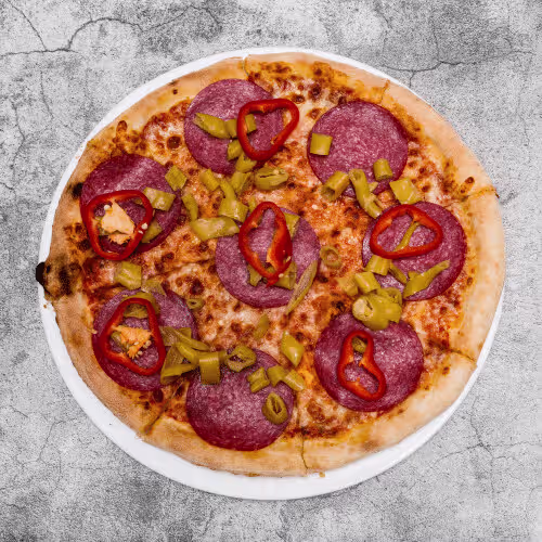 Pizza Diavolo (scharf)