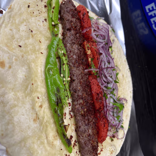 Lammfaschiertes Spieß Wrap