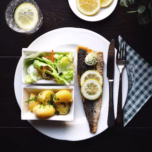 Kross gegrilltes Tilapias-Filet