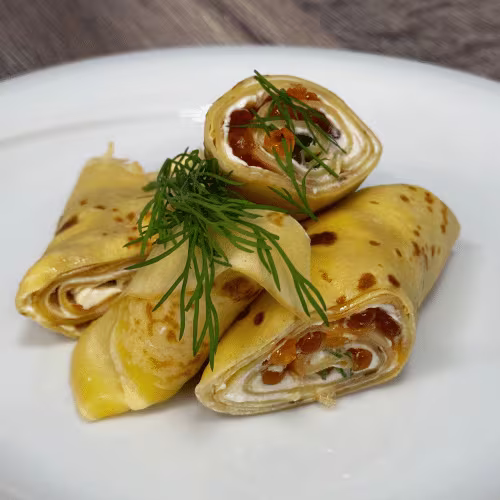 Kaviar-Pfannkuchen