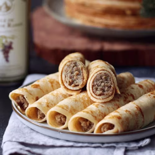 Pfannkuchen mit Rindfleisch (2 Stück)