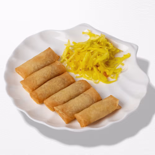 Mini-Frühlingsrollen (6 Stück, vegan)