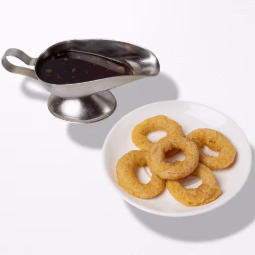 Gebackene Tintenfisch Ringe