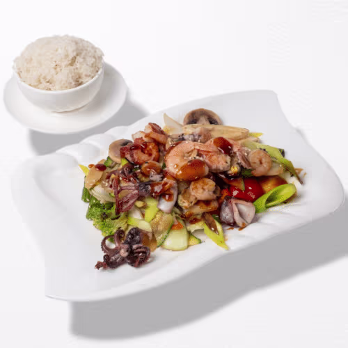 Meeresfrüchte Teppan