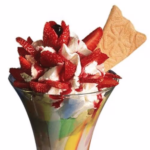 Erdbeer Becher