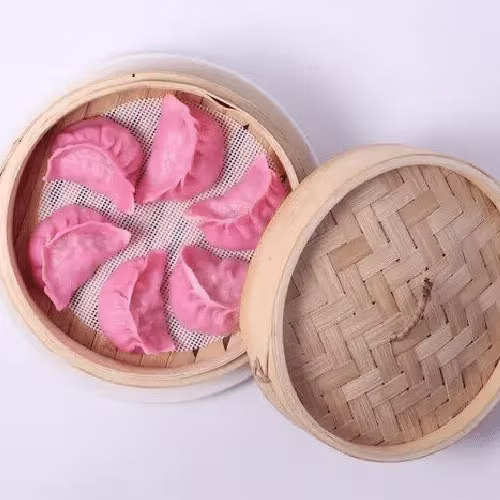 G5-6 Jiaozi mit Garnelen und Fischfilet (6 Stück)