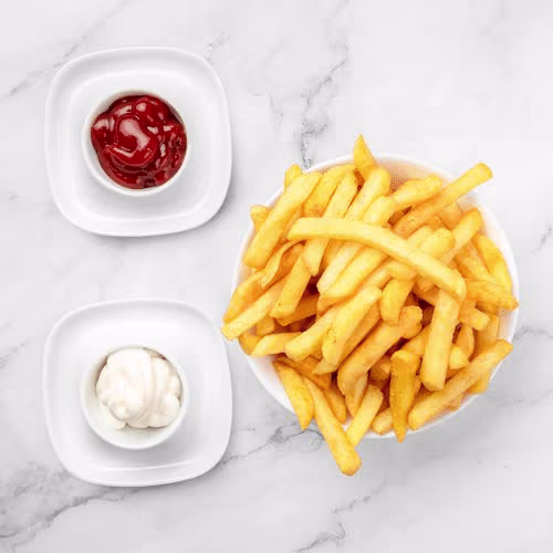 Box mit Pommes