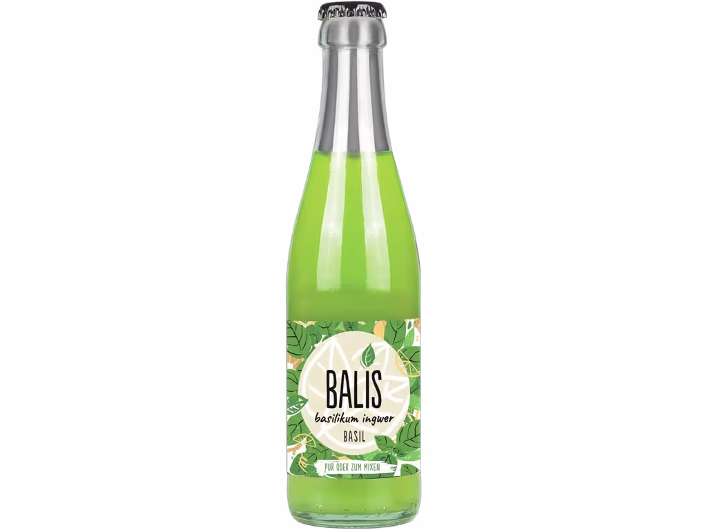 Balis Basilikum Ingwerlimonade 0,25l