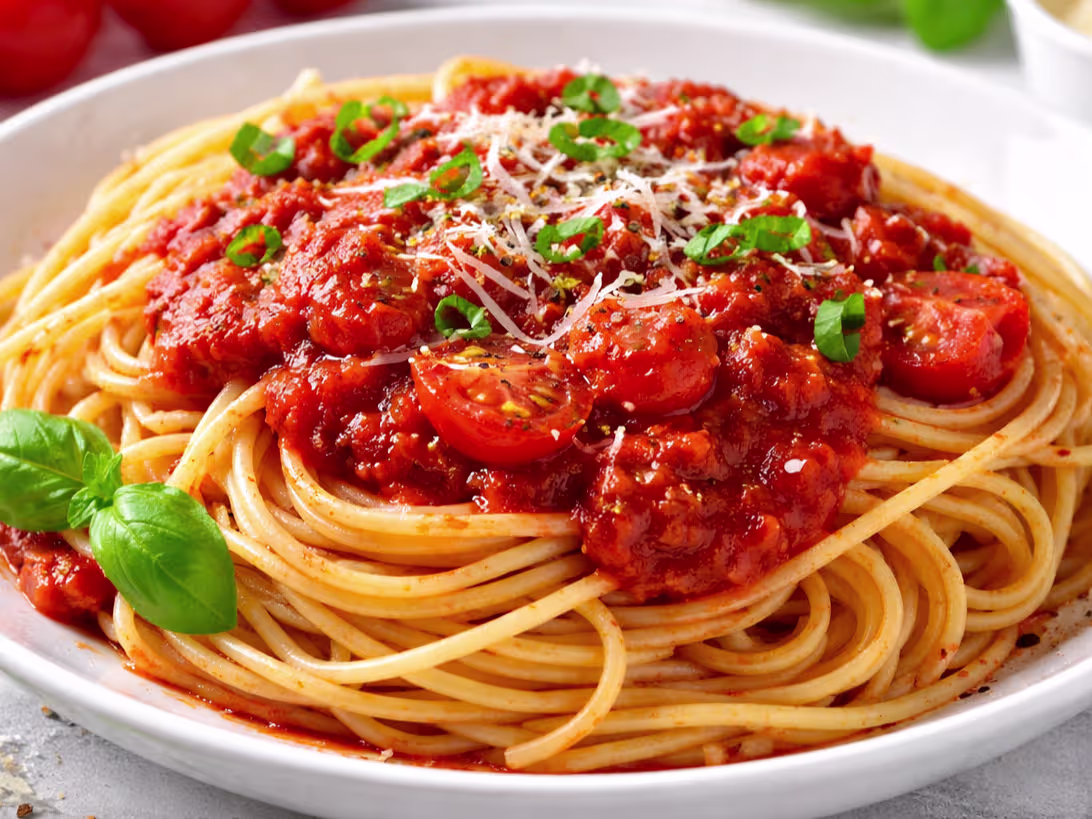 Spaghetti arrabbiata