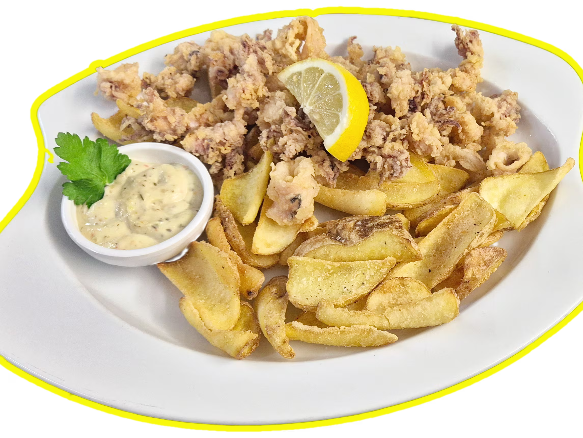Calamari Fritti / Tintenfisch frittiert