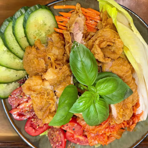 Kimchi Chicken Salat