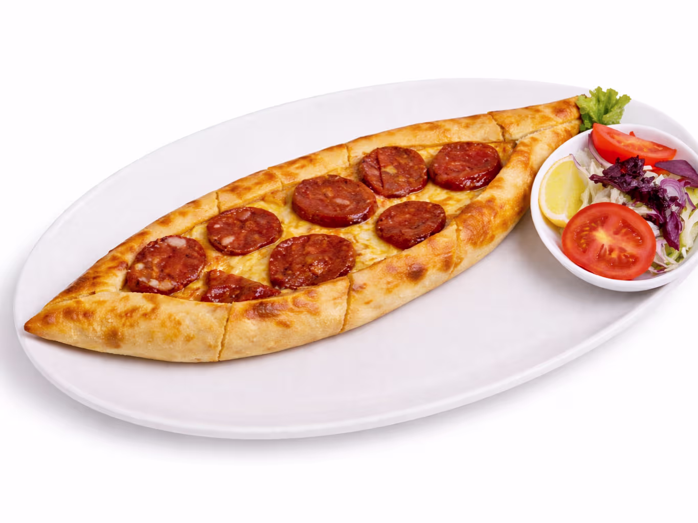 Sucuklu Yumurtali Pide