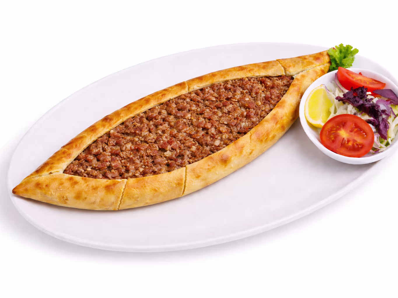 Peynirsiz Kiymali Pide