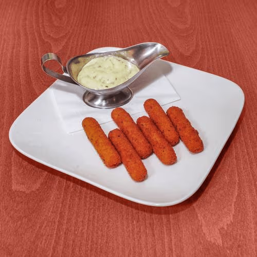 Gebackene Mozzarella Sticks