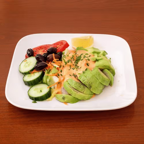 Avocado mit Shrimps