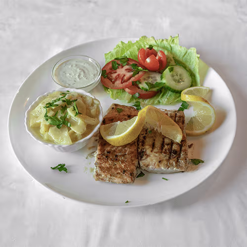 Lachsfilet vom Grill