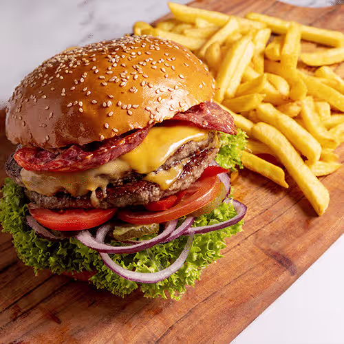 XXL Bacon Double Burger