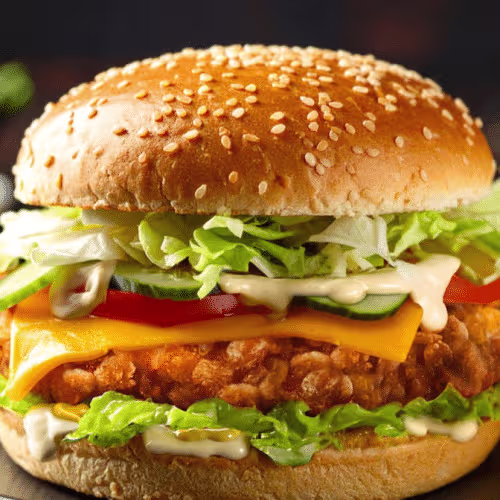 Crispy Burger Menü