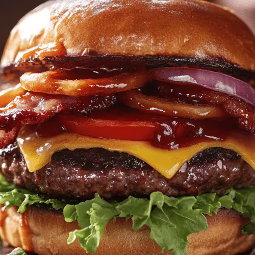 BBQ Bacon Burger Menü XL 2x180g