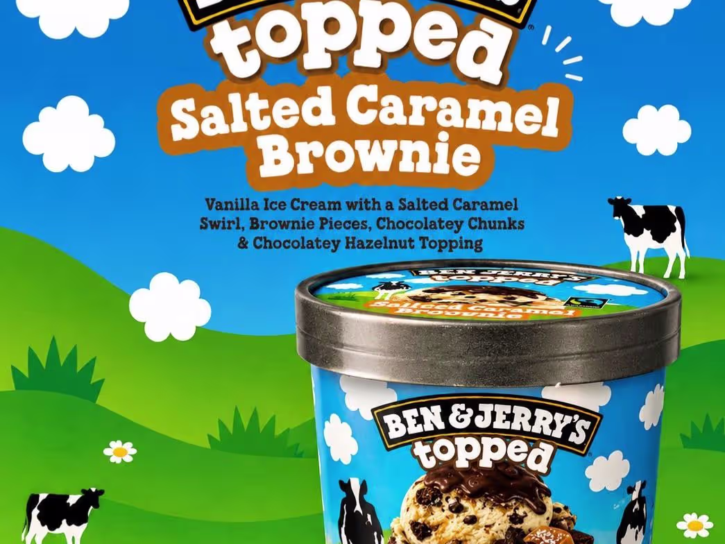 Topped Salted Caramel Brownie 465 ml