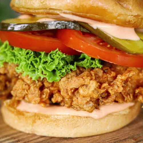 Crispy Spicy Burger Menü